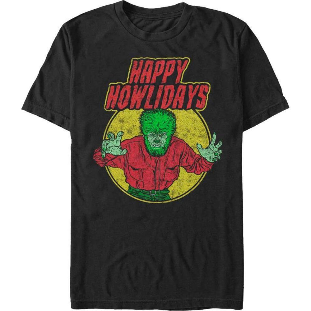 Happy Howlidays Wolf Man Tshirt